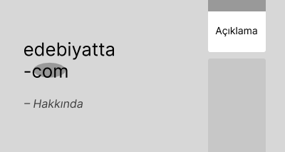 Edebiyatta.com – Hakkında