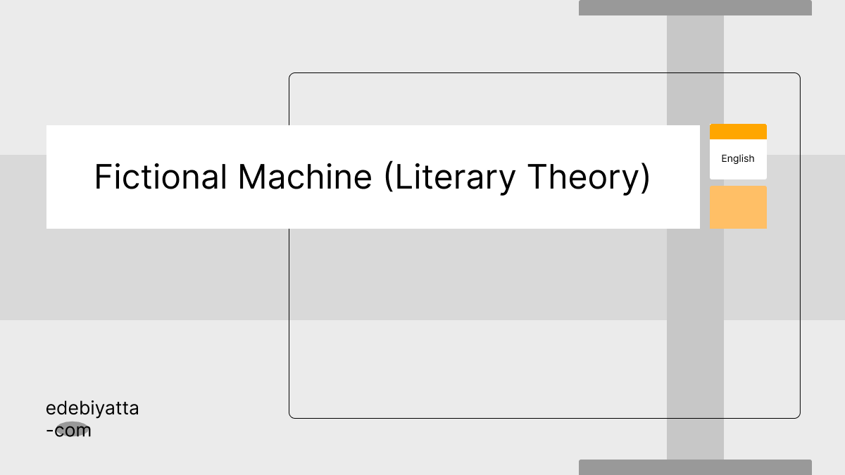Fictional Machine (Literary Theory)
